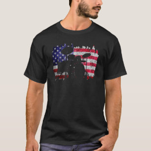 US-Rock-Schlagzeuger in Not T-Shirt