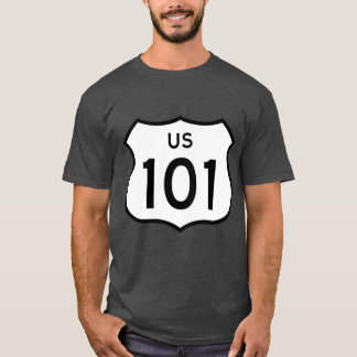 US-Route 101 Aufkleber T-Shirt