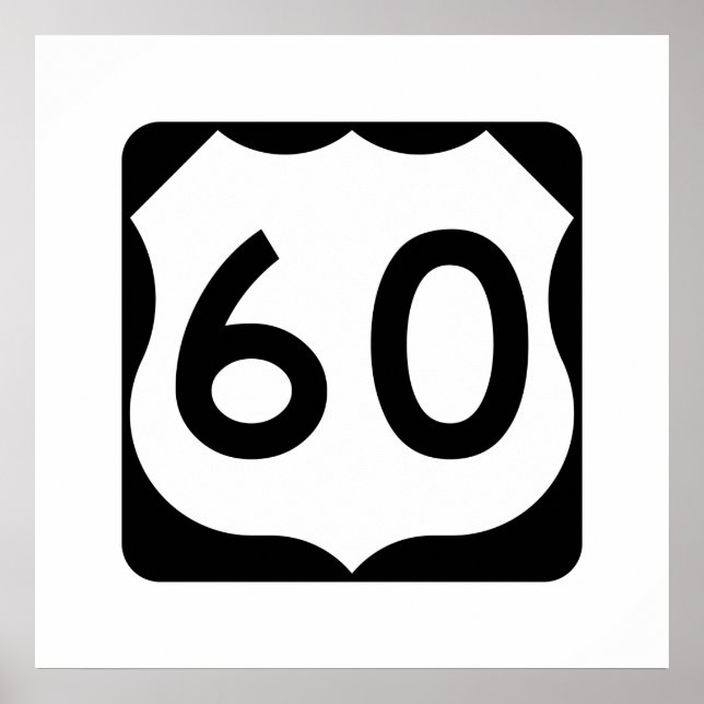 US Route 60 Unterschrift Poster (Vorne)