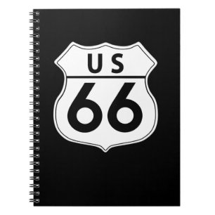 US Route 66 Classic Foto Notebook Notizblock