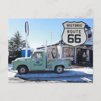 US Route 66 Foto auf Postkarte