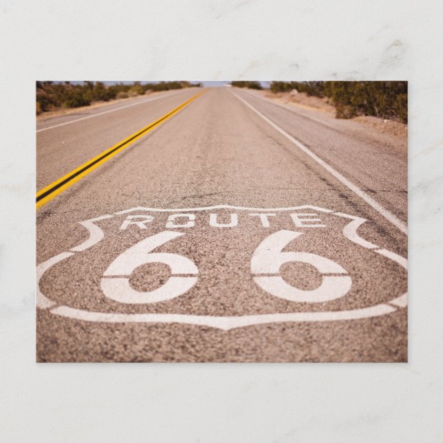 US-Route 66 Postkarte (Vorderseite)