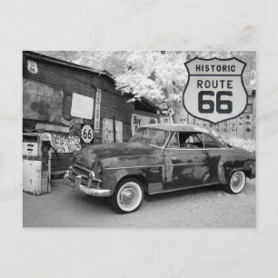 US Route 66 Reise-Fotokarte Postkarte