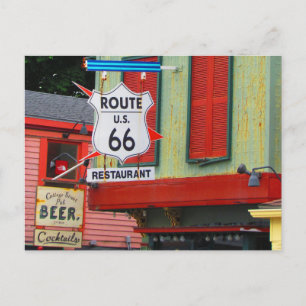 US-Route 66 Reise Postkarte