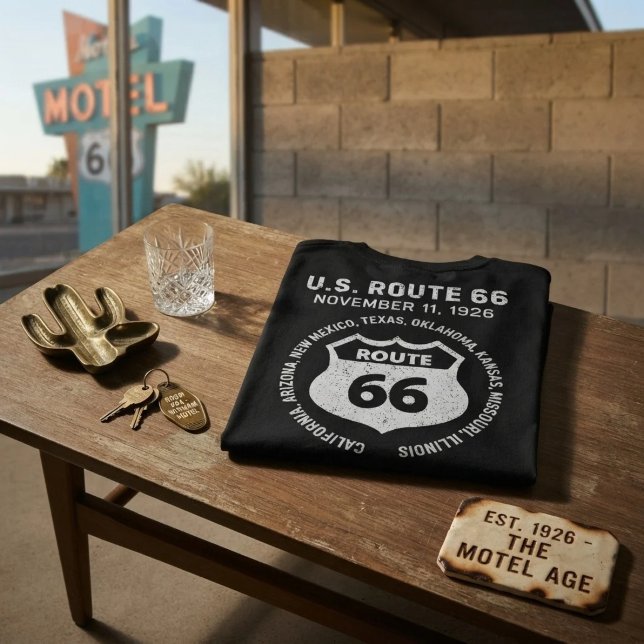 US-Route 66 T-Shirt (Von Creator hochgeladen)