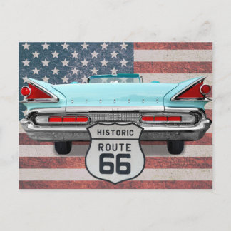 US Route 66 Travel Postcard Postkarte