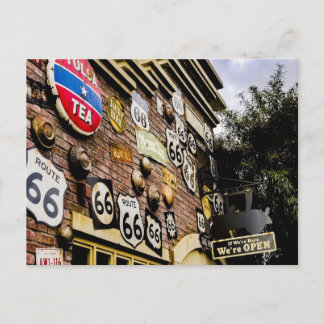 US Route 66 Travel Postcard Postkarte