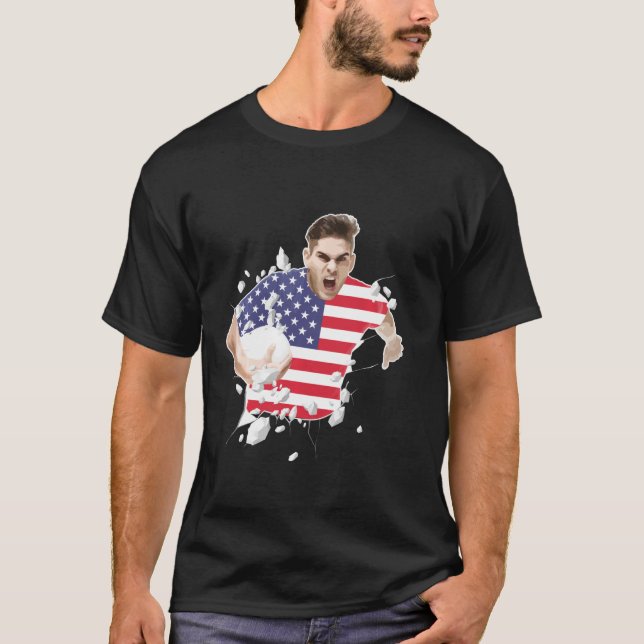 US Rugby Gewerkschaft Jersey 2019 Fans Kit America T-Shirt (Vorderseite)