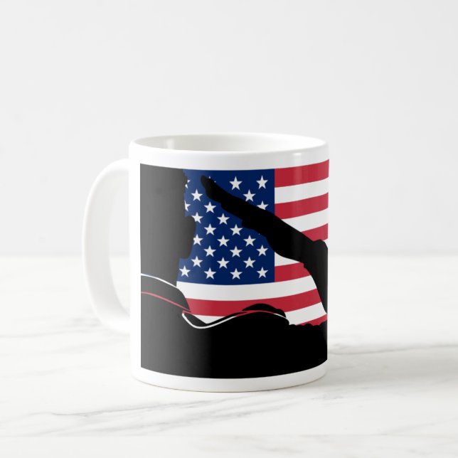 US Salute Tasse (Vorderseite Links)