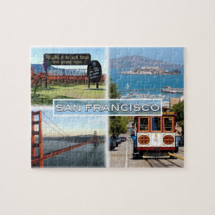 US San Francisco - Napa Valley Golden Gate Bridge Puzzle