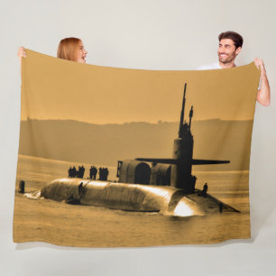 US-SCHNELLER ANGRIFF SUBMARINE - SSGN-728 FLEECEDECKE