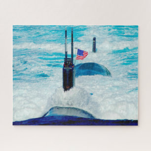 US-SCHNELLER ANGRIFF SUBMARINE - SSN-770 (16x20 IN Puzzle
