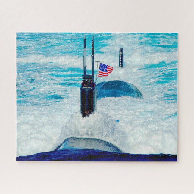US-SCHNELLER ANGRIFF SUBMARINE - SSN-770 (16x20 IN Puzzle (Horizontal)