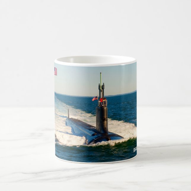 US-SCHNELLER ANGRIFF SUBMARINE - SSN-780-Tasse Kaffeetasse (Mittel)