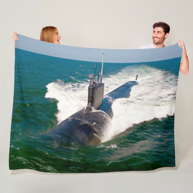 US-SCHNELLER ANGRIFF SUBMARINE - SSN-781 FLEECEDECKE (Beispiel)