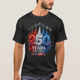 US-Semiquincentennial 250 Jahre 1776 2026 Jet T-Shirt