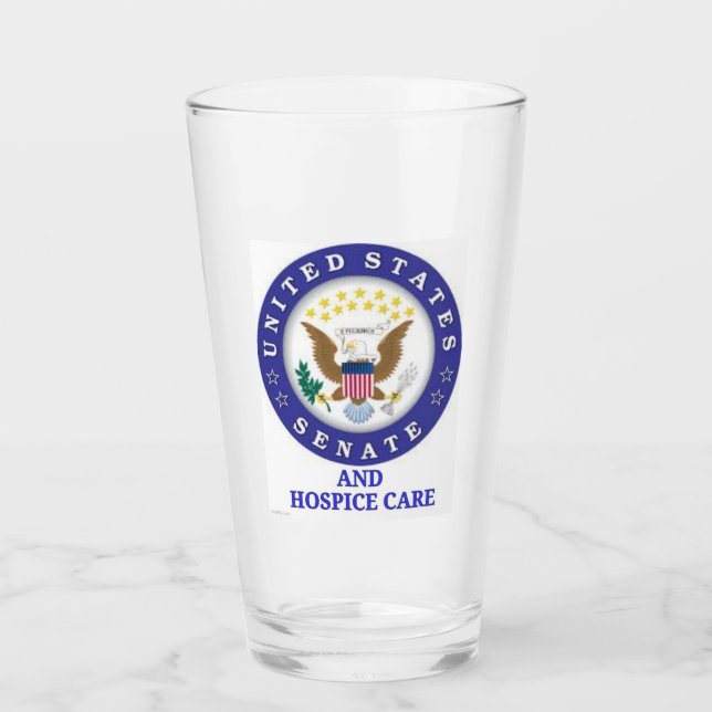 US SENATE & HOSPICE CARE GLAS (Vorderseite)