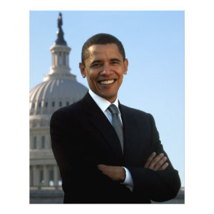 US-Senator, 44. US-Präsident Barack Obama Fotodruck