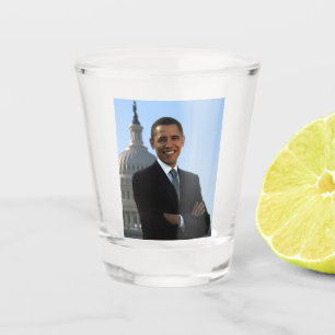 US-Senator, 44. US-Präsident Barack Obama Schnapsglas