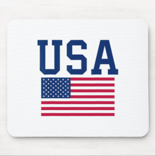 US-Shirt Frauen Männer Kinder amerikanische Flagge Mousepad