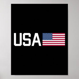 US-Shirt Frauen Männer Kinder amerikanische Flagge Poster