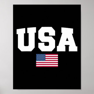 US-Shirt Frauen Männer Kinder amerikanische Flagge Poster