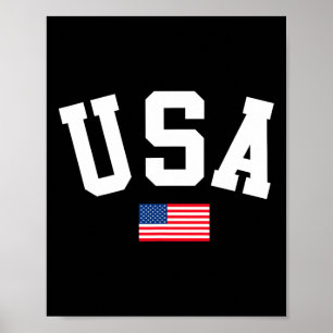 US-Shirt Männer Frauen Kinder amerikanische Flagge Poster