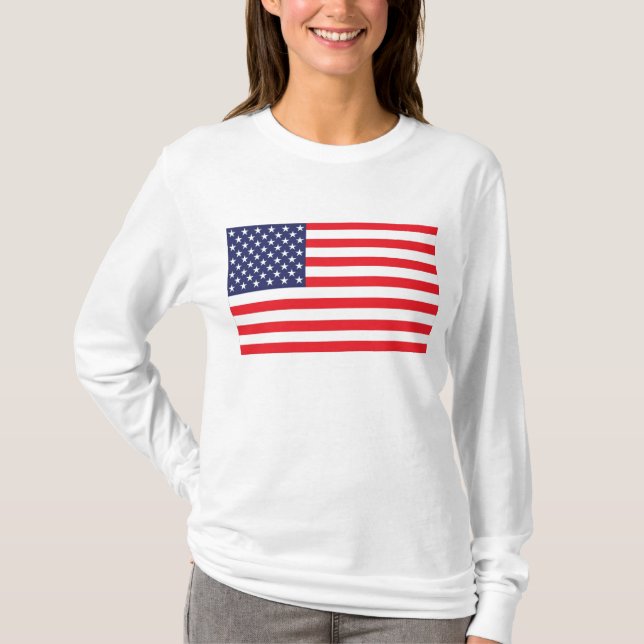 US-Shirt zur Wiederherstellung der Ehre durch Flag T-Shirt (Vorderseite)