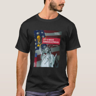 US Soccer American Flag Soccer Ball T-Shirt