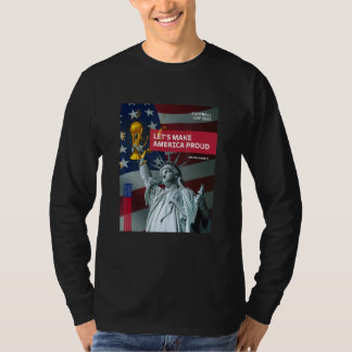 US Soccer American Flag Soccer Ball T-Shirt