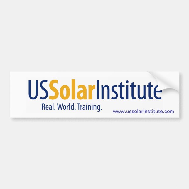 US-Solarinstitut Autoaufkleber (Vorne)
