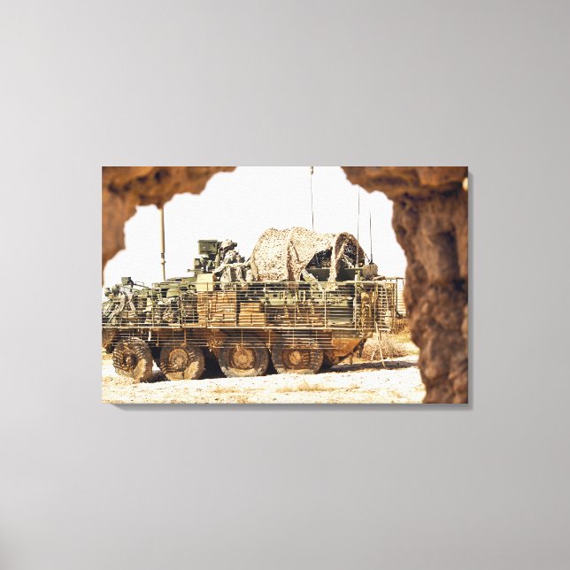 US-Soldaten führen Kampfpatrouillen in Afghanistan Leinwanddruck (Vorderseite)