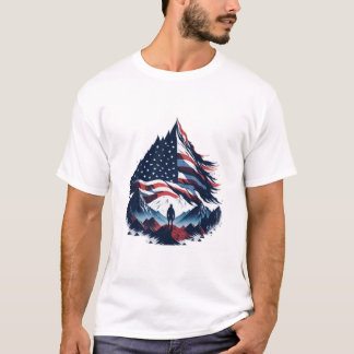US-Soldatenwallpaper (T - Shirt) - Amerikanische F T-Shirt