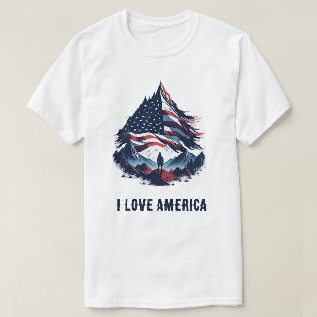 US-Soldatenwallpaper (T - Shirt) - Amerikanische F T-Shirt (Design vorne)