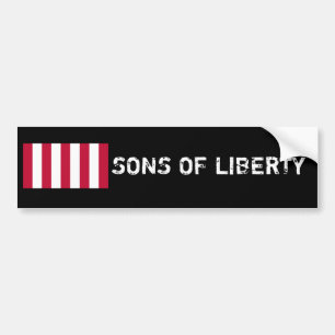 US_Sons_OfLiberty_9Stripes_Flag, SÖHNE der Autoaufkleber