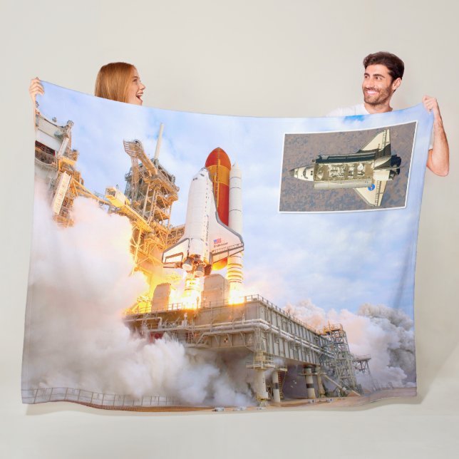 US SPACE SHUTTLE ENDEAVOR FLEECEDECKE (Beispiel)