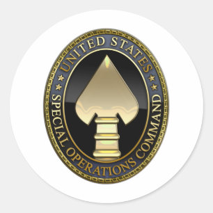 US Special Operations Command Runder Aufkleber