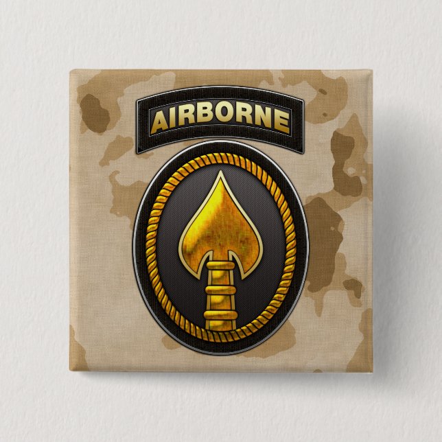 US-Spezialeinsatzkommando Button (Vorderseite)