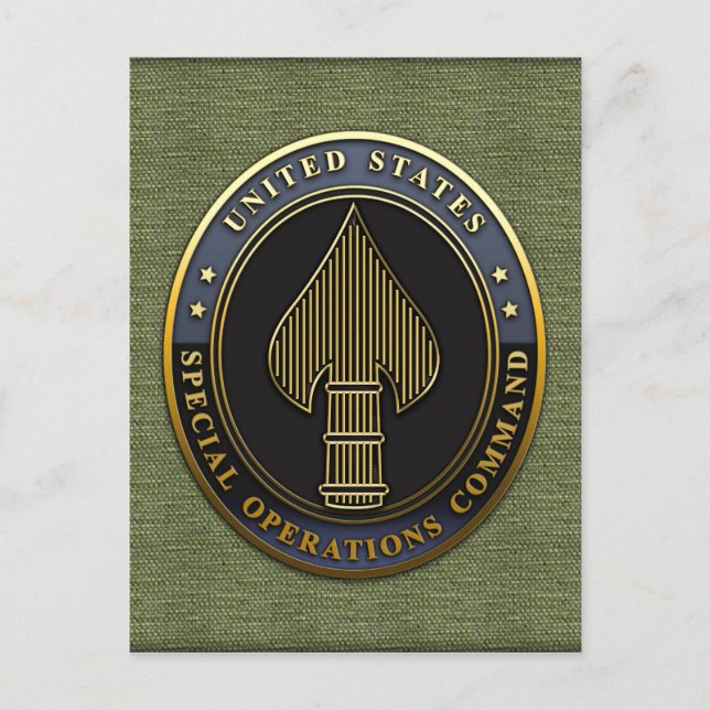 US-Spezialeinsatzkommando Postkarte (Vorderseite)