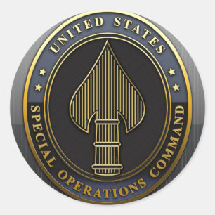 US-Spezialoperation-Befehl Runder Aufkleber