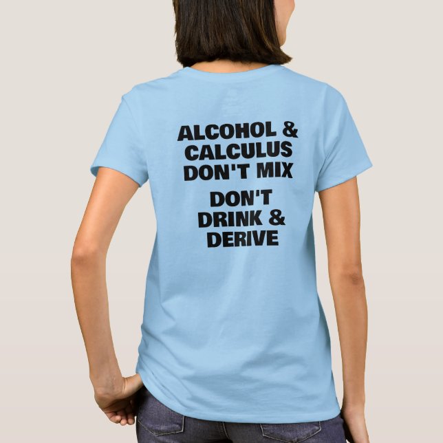 US Spyder Ryders - Alcohol & Calculus T-Shirt (Rückseite)