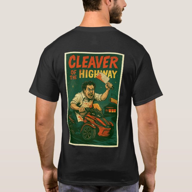  US Spyder Ryders - Cleaver Of The Highway T-Shirt (Rückseite)