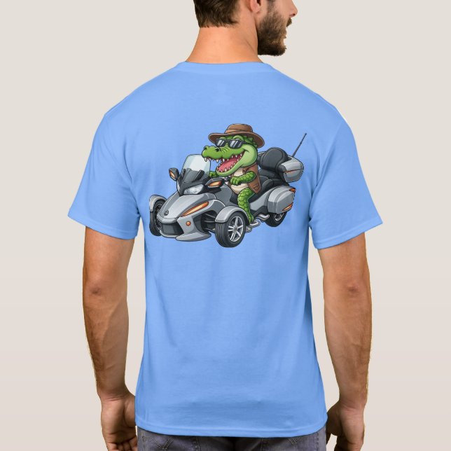 US Spyder Ryders - Gator On Back T-Shirt (Rückseite)