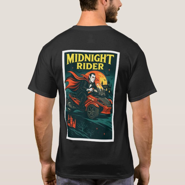 US Spyder Ryders - Midnight Rider T-Shirt (Rückseite)
