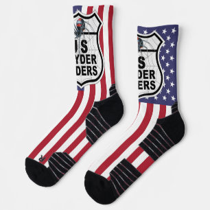 US Spyder Ryders - Socken Logo US-Flagge