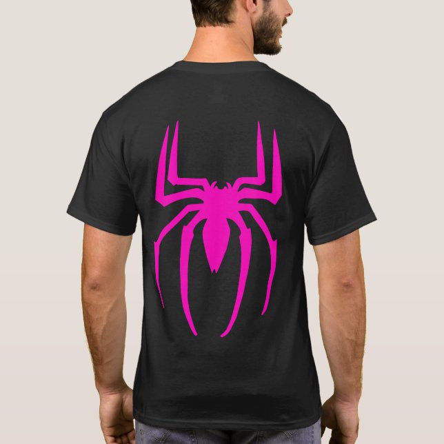 US Spyder Ryders - Spike Back Pink T-Shirt (Rückseite)