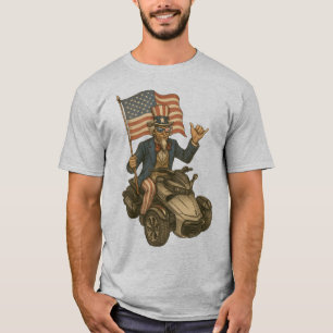 US Spyder Ryders - Spyder Uncle Sam Flag T-Shirt