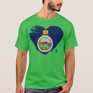 US Staat I Liebe Kansas Kansas Flag TShirt