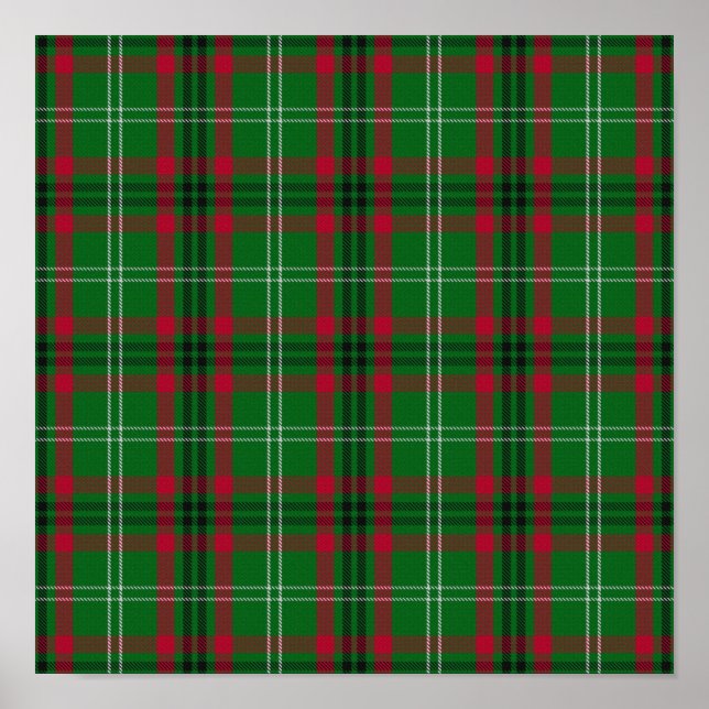 US-Staat Tartan - Arkansas - Digitaler Download Poster (Vorne)