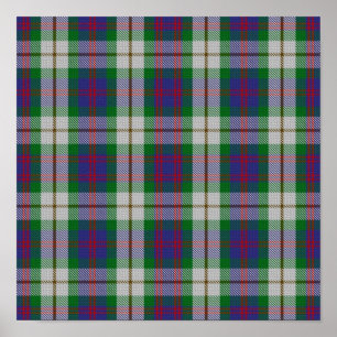 US-Staat Tartan - Idaho - Digitaler Download Poster